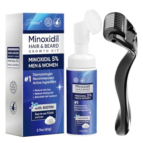 5% Minoxidil Foam for Men and Women, Minoxidil for Men Foam for Hair and Beard, Minoxidil for Women Hair Growth (2 Ounce) - Image 1