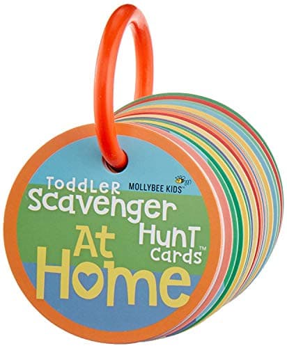 MOLLYBEE KIDS Toddler Scavenger Hunt Cards at Home, Toddler Activity, Ages 2, 3, Indoor Scavenger Hunt Game - Image 1