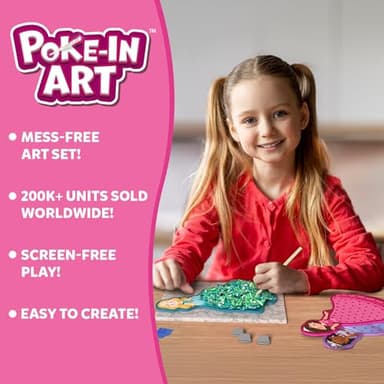Skillmatics Poke-in Art - Magical Princesses, Mess-Free Fun for Kids, DIY Wood Craft Kits, Creative Activity, Gifts for Girls & Boys Ages 4, 5, 6, 7, 8, 9 - Image 2