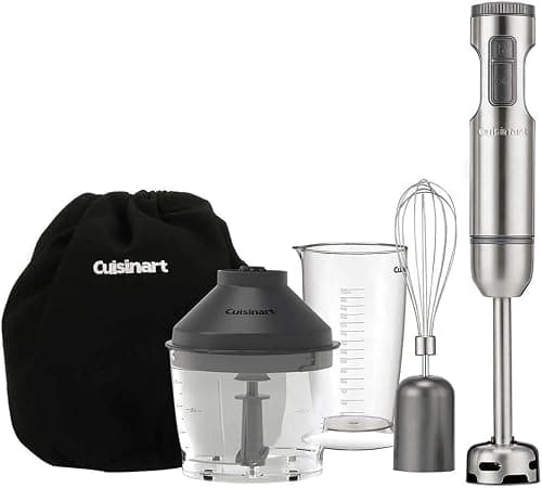 Cuisinart HB-900PC Immersion Hand Blender with Variable Speed, Chef’s Whisk, Chopper & Storage Bag – 300W Power (Renewed) - Image 1