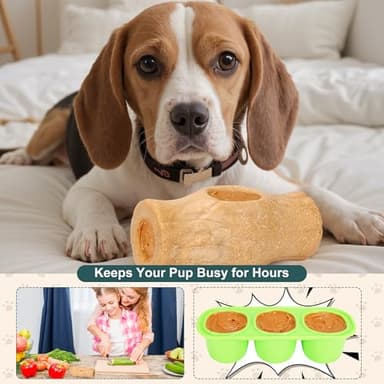 kogven Interactive Dog Toys for Aggressive Chewers,Indestructible Dogs Toy for Large/Medium Breed,Frozen Dog Treat Holder to do Keep Them Busy to Reduces Anxiety - Image 3