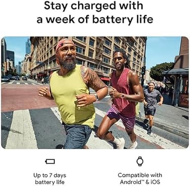 Fitbit Charge 6 Fitness Tracker with Google apps, Heart Rate on Exercise Equipment, 6-Months Premium Membership Included, GPS, Health Tools and More, Obsidian/Black, One Size (S & L Bands Included - Image 5