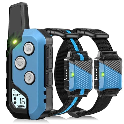Shock Collar for Dogs, Dog Training Collar with Remote Control for 2 Dogs, 3 Training Modes with Beep, Vibration and Satic, Waterproof, Rechargeable E Collar for Large Medium Small - Image 1