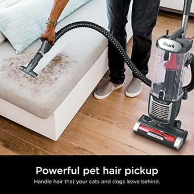 Shark ZU102 Rotator Pet Upright Vacuum with PowerFins HairPro & Odor Neutralizer Technology, Charcoal, 2.9 L Dust Cup - Image 4