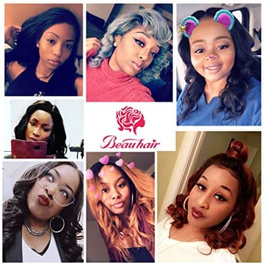 Beauhair Body Wave Human Hair Bundles with Closure 18 20 22 with 18"Closure 8A Brazilian 100% Unprocessed Brazilian Virgin Hair Body Wave 3 Bundles with Free Part 4X4 Lace Closure Natural Color - Image 4