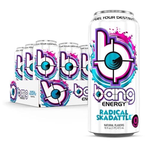 Bang Energy Radical Skadattle, Sugar-Free Energy Drink, 16-Ounce (Pack of 12) - Image 1