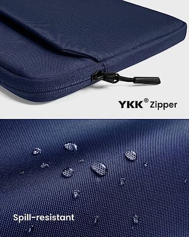 tomtoc Slim Laptop Sleeve Case for 13-inch New MacBook Air M4/A3420 M3/A3113 M2/A2681, M1/A2337 2025-2018, MacBook Pro M2/M1, Water-Resistant Protective Carrying Case with Accessories Pocket - Image 6