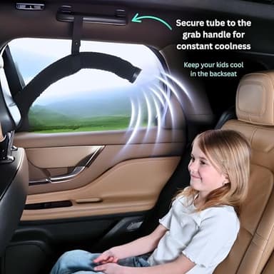 Swanoo Car AC Vent Extender | Air Vent Hose for Backseat | Directs Cool or Hot Air to Kids & Pets | Universal Fit | Extends Up to 10 FT | AC Tube for Baby Car | Back Seat Air Conditioning | BreezyBack - Image 8