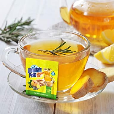 Jamaica Mountain Peak Ginger Instant Tea 10 Sachets - Image 3