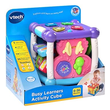 VTech Busy Learners Activity Cube, Purple - Image 4