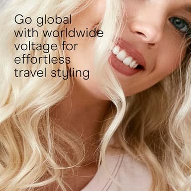 Conair Double Ceramic 1-Inch Curling Iron with Claw Clip, 1-Inch Barrel Creates Classic Curls, Hair Curler for Use on Short, Medium, and Long Hair, White/Rose Gold - Image 6