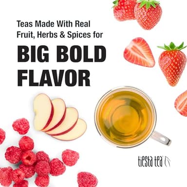Tiesta Tea Pomegranatopia – Premium Loose Leaf Mixed-Berry Pomegranate White Tea | Low-Caffeine Blend | Hot & Iced | 8oz Resealable Pouch | Brews Up to 200 Cups - Image 4