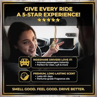 Urban Naturals Car Air Freshener Diffuser 3 Pack - Tropical Escape Essentials Scent, 45+ Days Long Lasting Fragrance, Made in USA, Glass & Wood, Hanging Design + Vent Cip, Easy to Use - Image 7