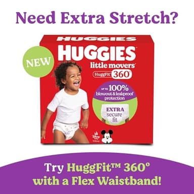 Huggies Size 6 Diapers, Little Movers Baby Diapers, Size 6 (35+ lbs), 108 Count (2 Packs of 54), Packaging May Vary - Image 14