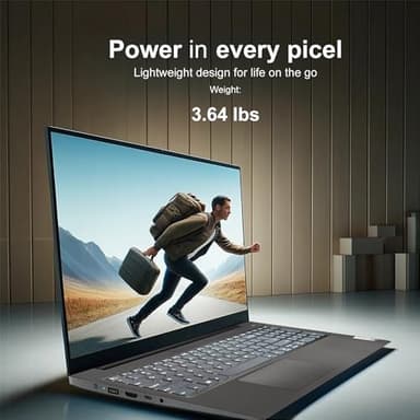 Lenovo V15 Laptop - Special Business Edition - 15.6 FHD - AMD Ryzen 5 7520U (Beats i7-1165G7) - 16GB Memory - 512GB PCIe SSD - Long Battery Life - Military-Grade Durability - Win 11 Pro - Image 4