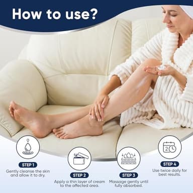 VREKEF Urea Cream 40 Percent for Feet Maximum Strength, Urea Cream 40% Plus Salicylic Acid 2%, Foot & Hand Cream for Dry Cracked - Image 6