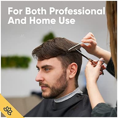 Equinox Professional Razor Edge Series Barber Hair Cutting Scissors - Japanese Stainless Steel Salon Scissors - 6.5” Overall Length - Fine Adjustment Tension Screw - Premium Shears for Hair Cutting - Image 7