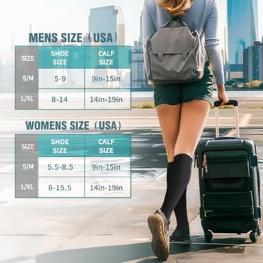 Copper Compression Socks for Women & Men (6 pairs) - Best Support for Nurses, Running, Hiking, Recovery - Image 6