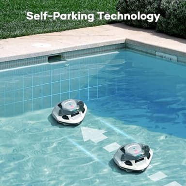 (Renewed) AIPER Cordless Robotic Pool Cleaner, Pool Vacuum with Self-Parking Technology, Portable, Ideal for Above-Ground Flat Pool up to 40 Feet - Image 4