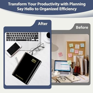 2026 Planner, Weekly and Monthly Calendar Academic Planner, Jan 2026 - Dec 2026, Planning Agenda Book for Desk Accessories and School Supplies - A5 (6.3'' x 8.5'') - Image 6