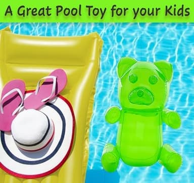 Candyland Party Decorations - 24-Inch Tall Inflatable Gummy Bears - 6 Pack - Vibrant Colors for Candy Themed Parties - Image 6