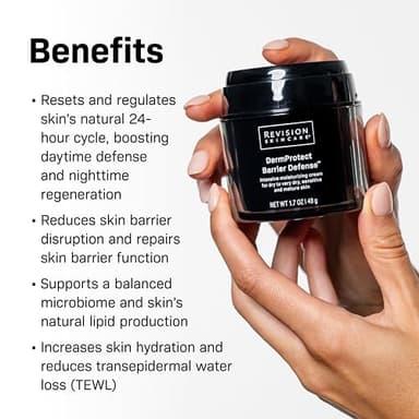 Revision Skincare DermProtect Barrier Defense™, Intensive Moisturizer for Dry, Sensitive, and Mature Skin, Hydrates and Strengthens Skin Barrier, 1.7oz - Image 3