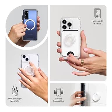 PopSockets Phone Grip for MagSafe with Kickstand, Magnetic Stand, Swappable Top, Secure Hold for iPhone MagSafe Cases, Phone & Tablet Grip, Squishmallows - PopOut Squishmallows Archie - Image 6