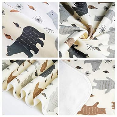 YIVEKO Baby Waterproof Bed Pad Washable Mattress Pad Reusable Underpads Bed Wetting Incontinence Cover for Baby Toddler Children and Adults - Image 6