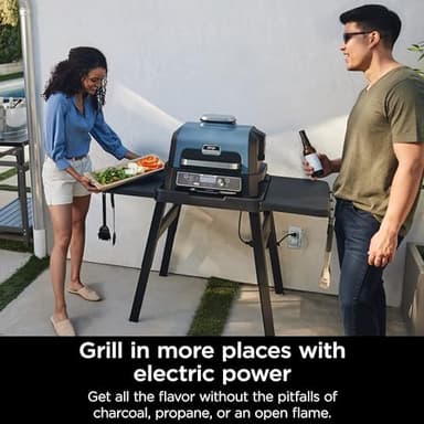 Ninja OG951 Woodfire Pro Connect Premium XL Outdoor Grill & Smoker, Bluetooth, App Enabled, 7-in-1 Master Grill, BBQ Smoker, Outdoor Air Fryer, Woodfire Technology, 2 Built-In Thermometers, Black - Image 11