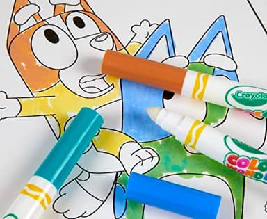 Crayola Bluey Color Wonder Coloring Set, 18 Bluey Coloring Pages, Toddler Stocking Stuffer, Holiday & Christmas Gifts for Kids, Mess Free Coloring for Toddlers, Toys & Games - Image 7