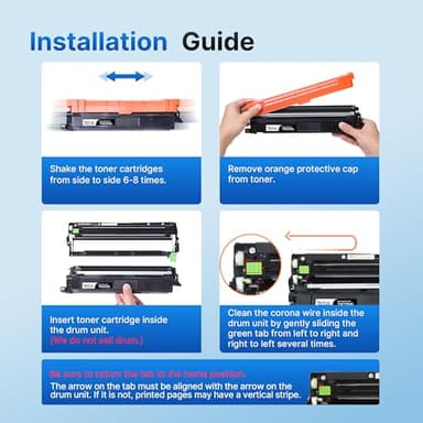 TN229XL Toner Cartridges Replacement for Brother TN229 XL TN-229XL TN-229 XL for Brother MFC-L3780CDW MFC-L3765CDW MFC-L3720CDW HL-L3280CDW HL-L3220CDW HL-L3300CDW (Black, Cyan, Magenta, Yellow) - Image 6