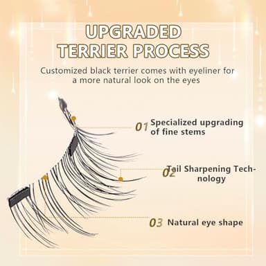 Magnetic Eyelashes With Applicato, Can Be Used Repeatedly, Natural Appearance, No Glue Required, Strong And Lightweight, Magnetic Lashes, Easy To Use - Image 4