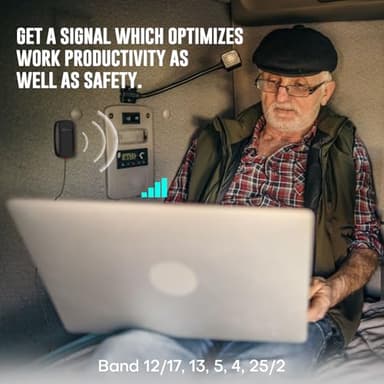 HiBoost Cell Phone Signal Booster for Trucks and SUVs | Boosts 5G & 4G LTE for All Carriers - Verizon, AT&T, T-Mobile & More | Weatherproof Antenna | Ultra-Stable Booster | FCC Approved - Image 4