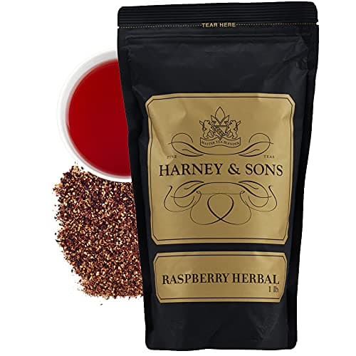 Harney & Sons Raspberry Herbal Tea, Loose 16 oz bag