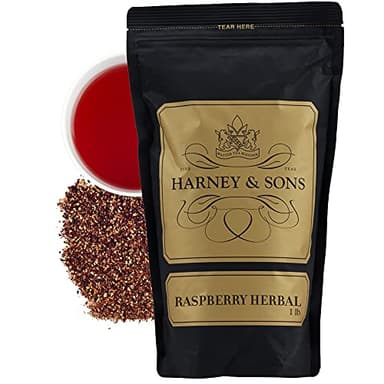 Harney & Sons Raspberry Herbal Tea, Loose 16 oz bag