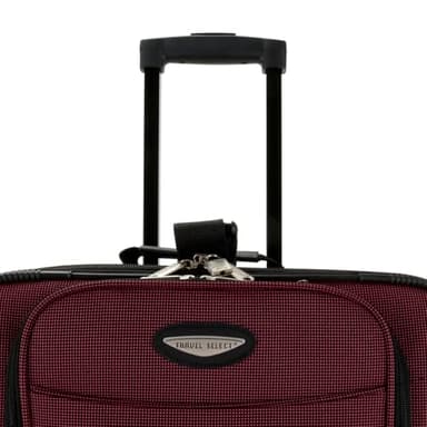 Travel Select Amsterdam Expandable Rolling Upright Luggage, Burgundy, 8-Piece Set - Image 9