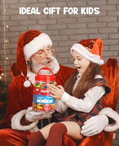 JoyCat 78 Pieces Magnetic Letters Numbers Alphabet Fridge Magnets ABC 123 Preschool Educational Learning Plastic Colorful Toy Set Uppercase Lowercase Math Symbols for Toddlers Kids - Image 6