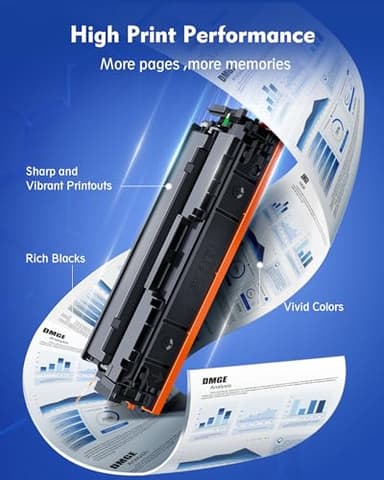 202A Toner Cartridges 4 Pack - Compatible Replacement for HP 202A 202X, MFP M281cdw Toner Cartridges for HP Color Laserjet Pro MFP M281fdw M281cdw M281fdn M254dw M254dn Printer | CF500A - Image 4