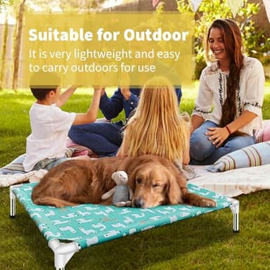 Elevated Dog Bed Pet cot for Large Dogs, Indoor and Outdoor Use for Large Pets - Image 6