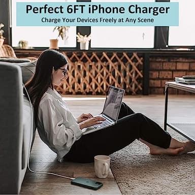 iPhone Fast Charger, iPhone Charger Fast Charging 2Pack PD 6FT Type C Quick USB C to Lightning Cable Cord Fast Charger iPhoneUSB C Wall Block Plug for iPhone14 13 12 11 Pro Max XR XS X, iPad, AirPods - Image 6