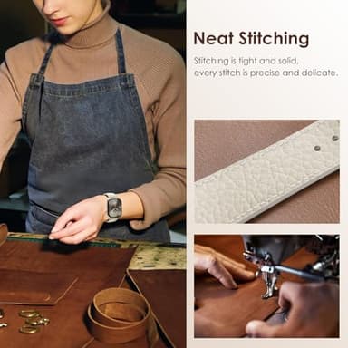 XINGYAS Leather Magnetic Watch Band Compatible with Apple Watch Ultra Band 49mm 46mm 45mm 44mm 42mm 41mm 40mm 38mm Replacement Strap for Women Men iWatch Ultra 3/2/1/SE3/Series 11/10/9/8/7/6/5/4/3/2/1 - Image 6