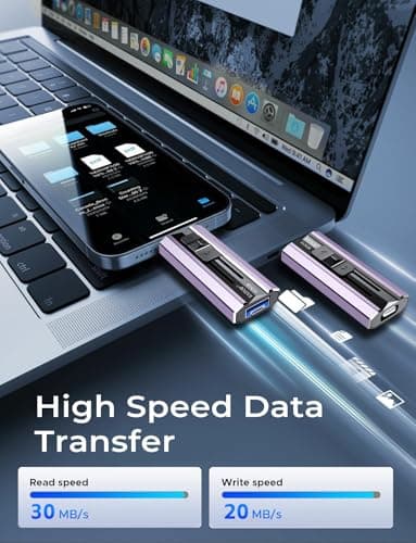 EATOP 512GB Flash Drive Intended for iPhone iPad Android and Computers, 4 in 1 Photo Stick for Phone Memory Storage Easily Backup Photos Videos, Plug and Play, No Application Required (Light Purple) - Image 2