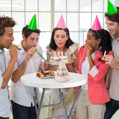 Byliable 28in Cocktail Table White High Top Folding, Round Portable Bar Height Folding Table with Removable Legs, Indoor Outdoor Banquet for Parties, Commercial, Speech, School - Image 9