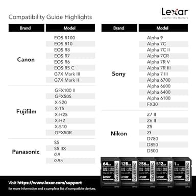 Lexar 256GB (2-PK) Professional SILVER PRO SD Card, UHS-II, C10, U3, V60, Full HD, 4K, Up To 280MB/s Read SDXC Memory Card, for Professional Photographer, Videographer, Enthusiast (LSDSIPR256G-B2NNU) - Image 6