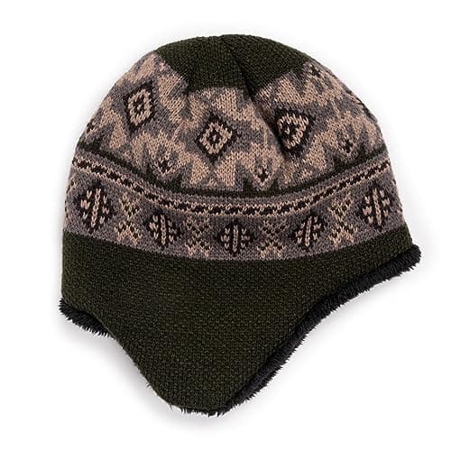 MUK LUKS Men's Earflap, Sleeping Forest, OS