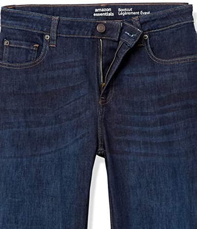 Amazon Essentials Women's Mid-Rise Stretchy Slim Bootcut Jean - Discontinued Colors, Dark Wash, 20 Long - Image 6