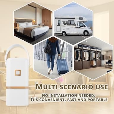 SL Nevnmoe Mini portable Clothes dryer, Mini Clothing Care Machine，easy to operate, convenient to carry, suitable for apartments, RVs, travel, used for lightweight clothing, underwear, baby clothes - Image 7