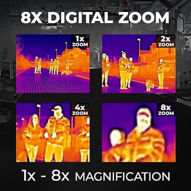 AGM Global Vision Taipan V2 15-384 Thermal Imaging Monocular 20mK, 12 Micron Heat Vision monocular, 384x288 (50 Hz) ir monocular for Hunting. Waterproof IP67 Thermal monocular 16GB Memory, Wi-Fi - Image 6