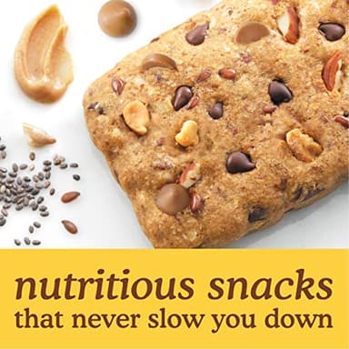 Almond Flour Snack Bars (Peanut Butter Chocolate) with Organic Coconut Oil, Chia Seeds, Sunflower Seeds, and Flax Seeds, 6oz, 6 Count - Image 4