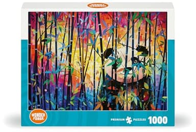 Wonder Forge Peekaboo Panda 1000 Piece Jigsaw Puzzle for Adults | Unique, Perfectly-Fitting Pieces | Fun, Vibrant Imagery | Amazon Exclusive - Image 2